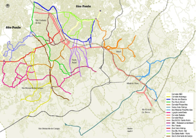 ABC Paulista receberá R$ 27 mi de ministério para corredores intermunicipais