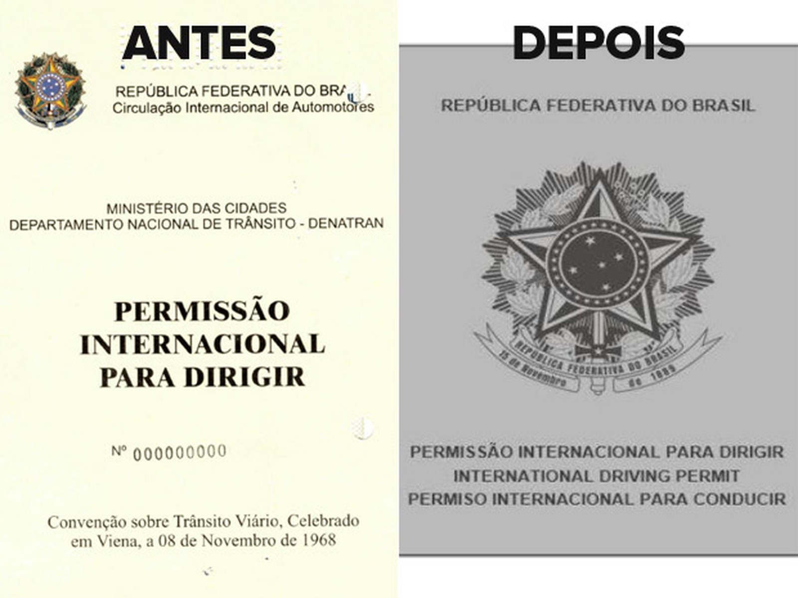 Denatran muda formato da Permissão Internacional para Dirigir (PID)