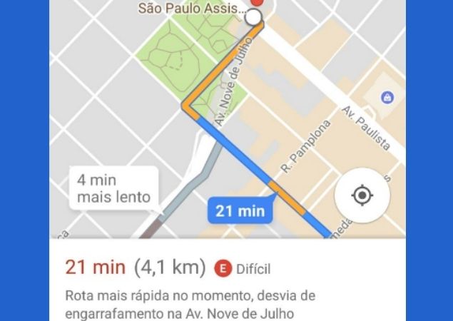 Google Maps agora te ajuda a estacionar no Brasil