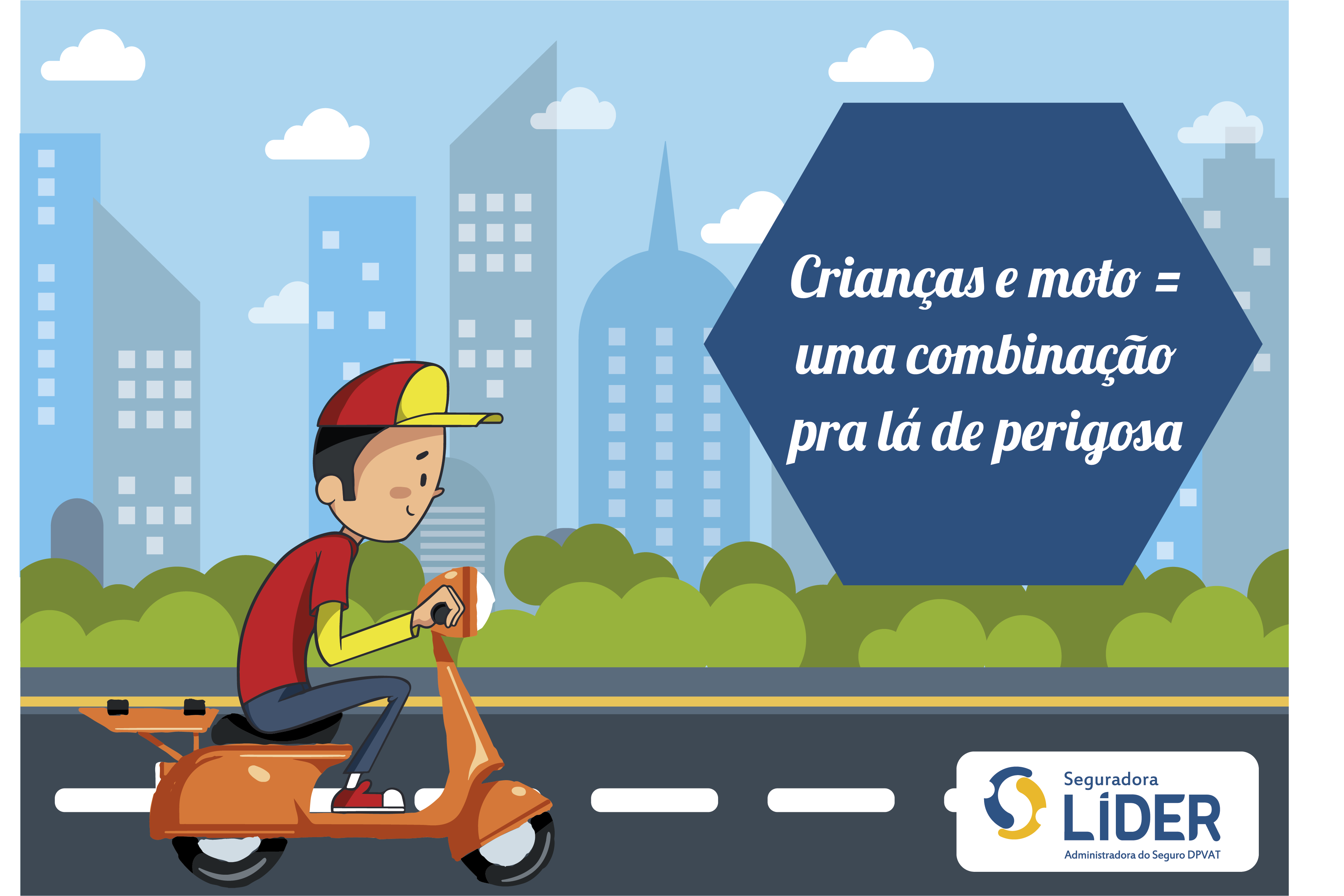 Projeto de Lei quer aumentar idade mínima para crianças em moto