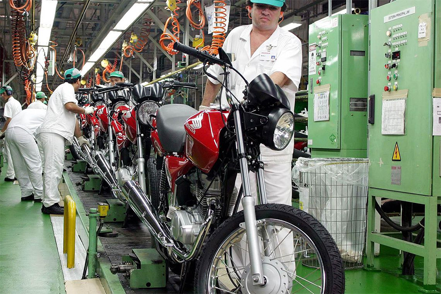 Produção de motocicletas cresce 5,2% em setembro, diz Abraciclo